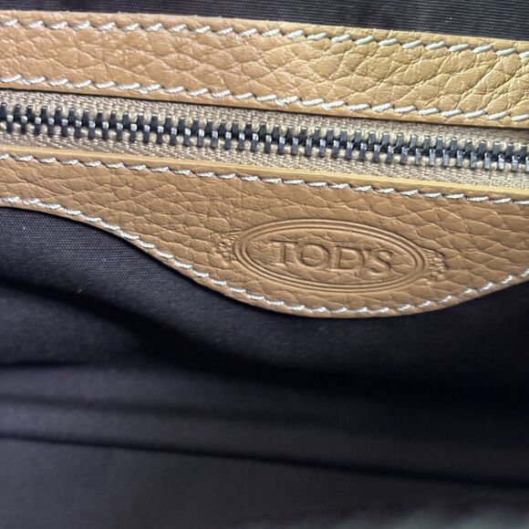 TOD'S Vintage Suede Fur Shoulder Bag - Picture 9 of 10